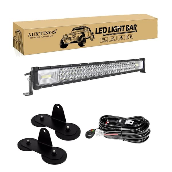 Off-Road LED-ljusramp, 675W hög ljusstyrka, IP67-vattentät, 52 tum,42 tum 540W Tråd