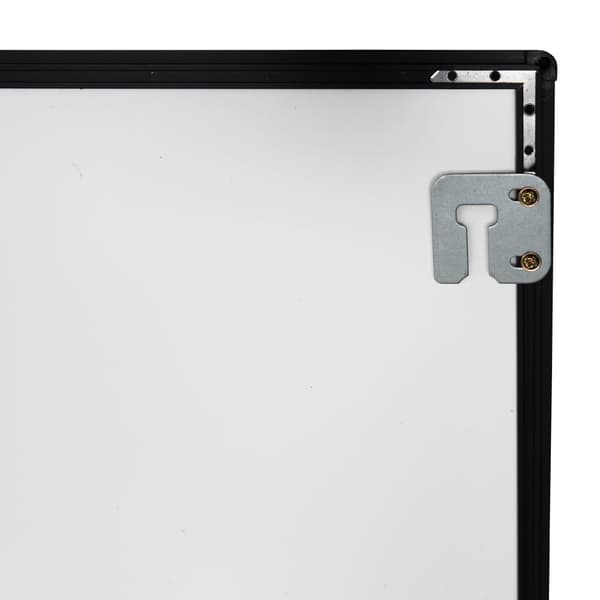 LED Upplyst Affisch Display A1 A2 Poster Vägg 1m Fäste Bakgrundsbelyst Menytavla Film Takeaway Butik Skylt Svart Rektangel Lätt Aluminium Inomhus