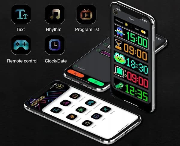 AUTONÄYTTÖ LED-VÄRI USB BLUETOOTH PROJEKTISI SOVELLUS XXXL
