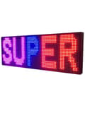 Miniatyrbild 3 av 4: WiFi Programmerbar LED-skylt, Hög Ljusstyrka, 39"x14" Utomhusdisplay