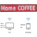Miniatyrbillede 3 af 4: WiFi-skilt, Vandtæt, Udendørs Programmerbar