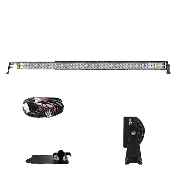 LED-lysbar, 1020W høj effekt, spot oversvømmelses kombinationsstråle, 52Straight med ledning