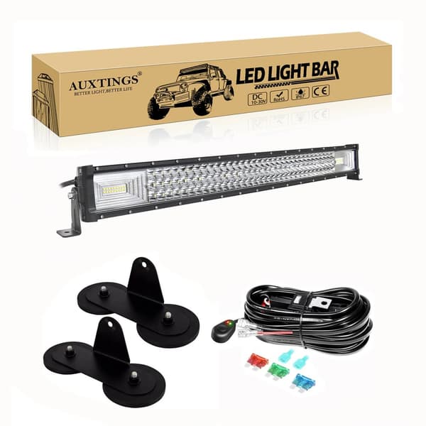 Off-Road LED-lysbjælke, 675W Høj lysstyrke, IP67 Vandtæt, 52 tommer,32 tommer 405W ledning