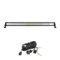 Miniatyrbillede 1 af 2: LED-lysbar, buet/ligelinje design, 7D 3-rækker teknologi., Lige 42 tommer ledning