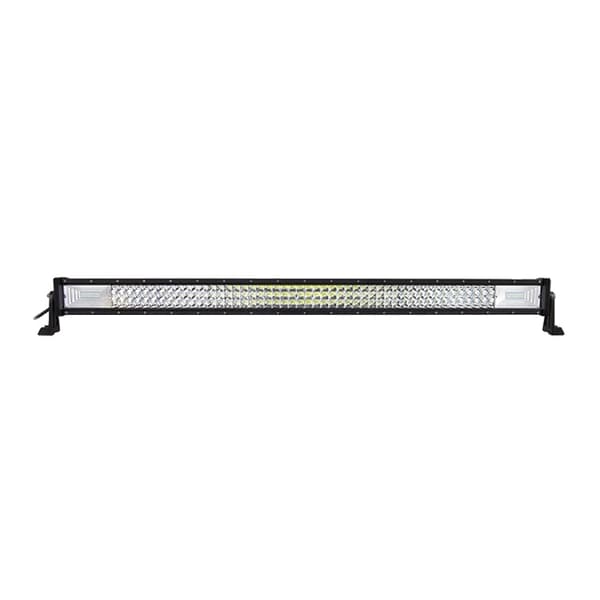 LED-lysbar, buet/ligelinje design, 7D 3-rækker teknologi., Lige 42 uden ledning
