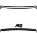 Miniatyrbillede 1 af 2: LED-lysbar, buet/ligelinje design, 7D 3-rækker teknologi., Buet 50 tommer ledning