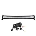 Miniatyrbillede 1 af 2: LED-lysbar, buet/ligelinje design, 7D 3-rækker teknologi., Buet 32 tommer ledning