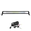 Miniatyrbillede 1 af 2: LED-lysbar, buet/ligelinje design, 7D 3-rækker teknologi., Lige 32 tommer ledning