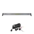 Miniatyrbillede 1 af 2: LED-lysbar, buet/ligelinje design, 7D 3-rækker teknologi., Lige 52 tommer ledning