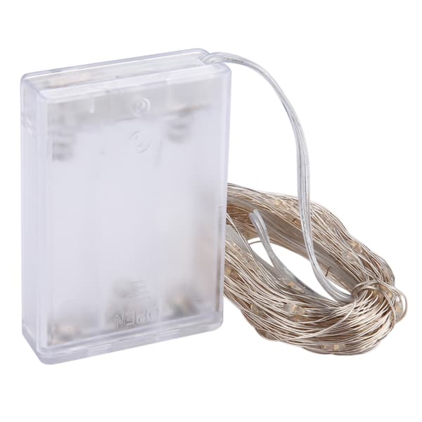 Valonauha / Led-nauha 10metriä - 100 kpl keltaista lamppua