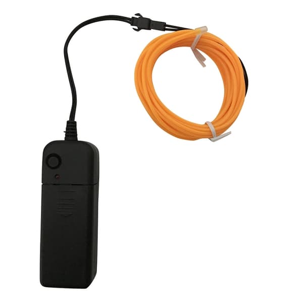 Batteridriven Led Wire Neon slinga 3 Meter - Cerise