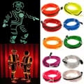 Miniatyrbild 7 av 10: Batteridriven Led Wire Neon slinga 3 Meter - Cerise
