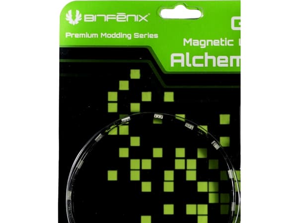 BitFenix Alchemy 2.0, Innendørs, Polyurethan, Polyvinylklorid (PVC), Kopper, Grønn, 30 ampuller, LED, 1,44 W
