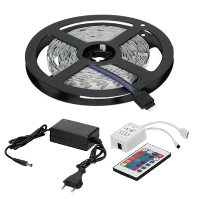 ECD Germany LED bändi 5050 SMD, 6 m (1 + 5 metriä) / 30 LED per metri / energia luokka A