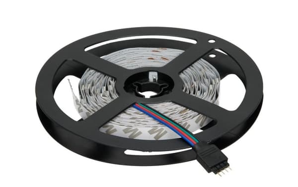 ECD Germany 3m LED-remsa 3528 SMD varmvit 60 LED / m vattentät ljusremsa fjärrstyrd ljusremsa