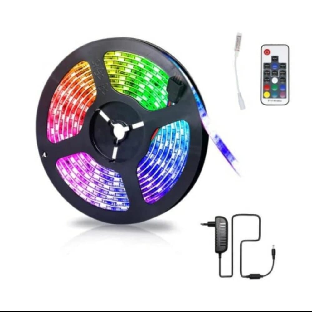 3528 RGB LED-strip med fjärrkontroll, 5m, 10m,15m, 20m