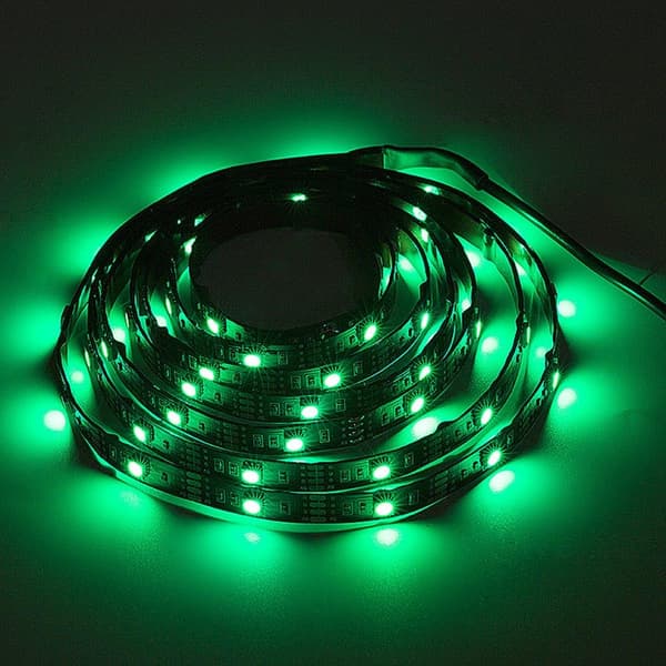 Led Kæde 5050 USB rgb farve Remote 24-knappers - 3 meter Vandtæt
