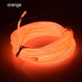 Miniatyrbilde 1 av 10: Batteridrevet Led Glowstrip Neon Loop 3 meter - oransje