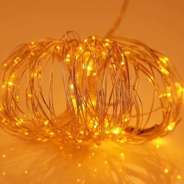 Valonauha / Led-nauha 10metriä - 100 kpl lämpimän valkoista lamppua