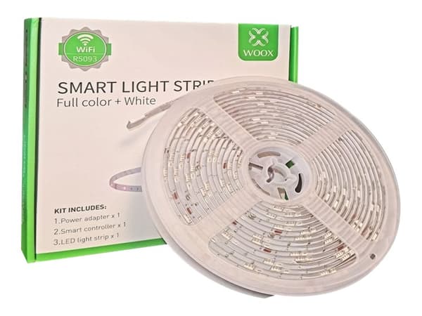 Woox - Ljusslinga - LED - 24 W - klass F - RGB/varmt vitt ljus - 5 m