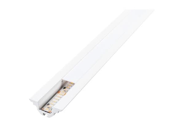 SG ARMATUREN StripLine 1,8m Hvid profil hjørne