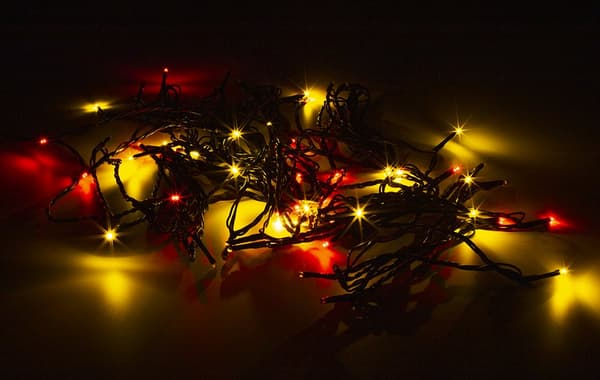 WiFi light chain, 10m, 80 led, adapter, IP44, RGB