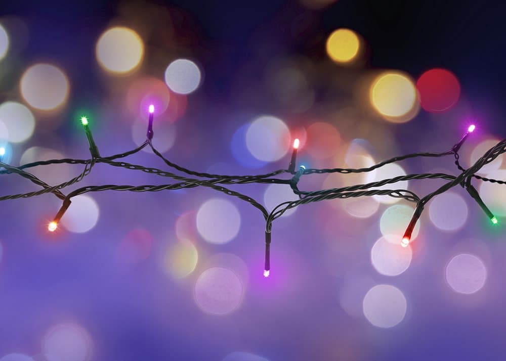 Light chain, 5 m, 40 LED, adapter,outdoor, RGB