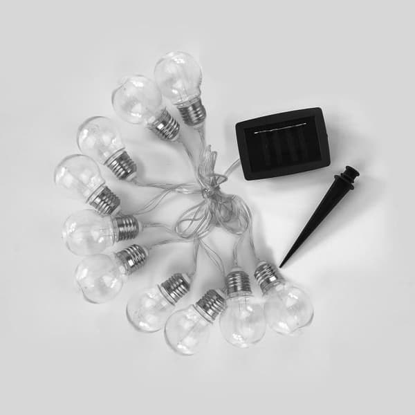 LUMIJARDIN Dixy solkrans med 10 LED glödlampor