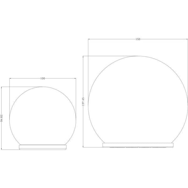 GALIX Solfärg - Bruten glaseffekt - Ø 10 cm