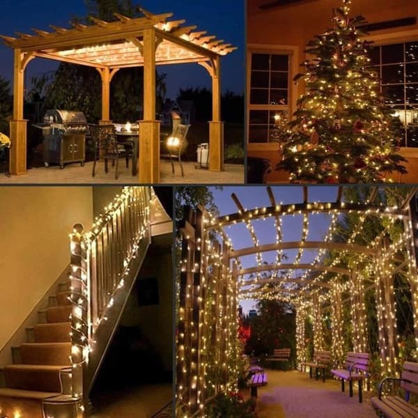 LUMI GARDEN Yogy Solar solar light garland - Solar warm white light - 200 LEDs - 1700 cm