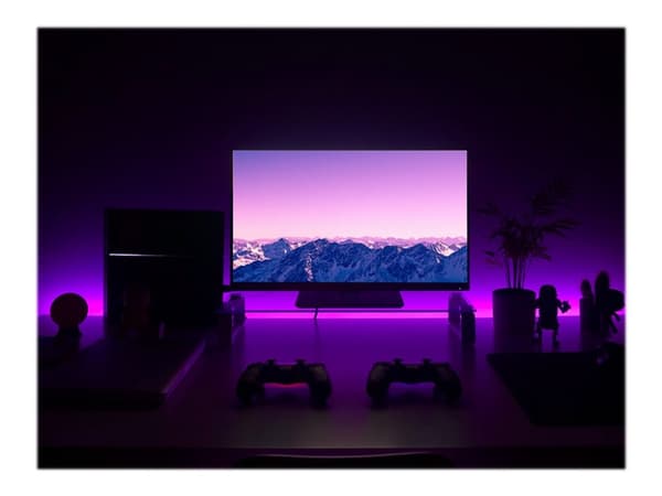 DELTACO GAMING - Ljusslinga - LED - 12 färger - 50 cm (paket om 2)