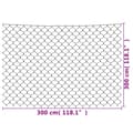Pikkukuva 9 / 9: vidaXL Jouluvaloverkko värikäs 3x3 m 306 LED-valoa ulos/sisälle