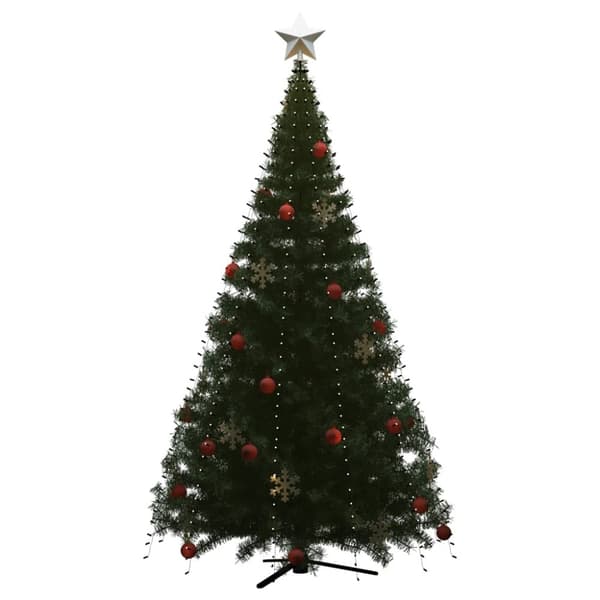 vidaXL Joulukuusen valot 500 LED-valoa sininen 500 cm sisä/ulko