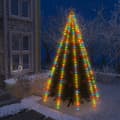 Miniatyrbillede 1 af 8: vidaXL lysnet til juletræ 400 lysdioder 400 cm flerfarvet