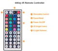 Miniatyrbillede 8 af 9: Fleksibel 10m RGB LED strip / Lyssløjfe / LED-Strip Bluetooth APP