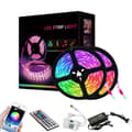 Miniatyrbillede 1 af 9: Fleksibel 10m RGB LED strip / Lyssløjfe / LED-Strip Bluetooth APP