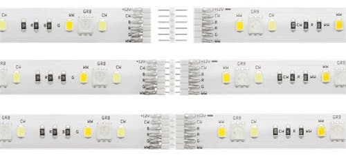 Deltaco Smart Home LED-list förlängning, 1m, RGB, 2700K-6500K - Vit