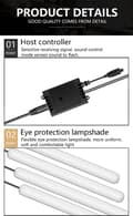 Pikkukuva 6 / 7: SiGN Ljudstyrd LED-slinga för Bilen, RGB 4x12