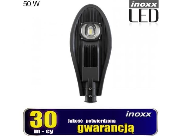 Nvox LED industrilampe gatelykt 50w ip65 5000 lm zmina 6000k