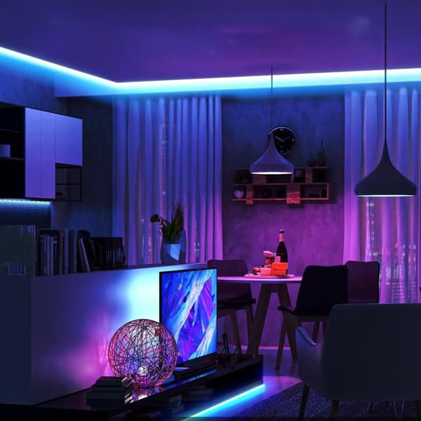2m LED-Strip Lights med RGB / Lyslenke / LED-list - USB