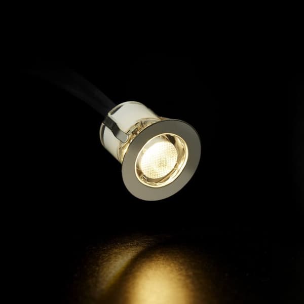 BRILLIANT lamppu Cosa 30 LED upotettava valosarja 10 osaa ruostumatonta terästä / lämmin valkoinen | | Asteikko A ++ E | IP-suojausluokka: 44 - roiske