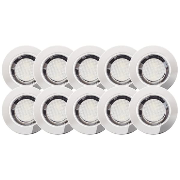 BRILLIANT lamppu Cosa 30 LED upotettava valosarja 10 osaa ruostumatonta terästä / lämmin valkoinen | | Asteikko A ++ E | IP-suojausluokka: 44 - roiske