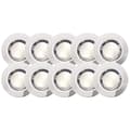 Pikkukuva 1 / 11: BRILLIANT lamppu Cosa 30 LED upotettava valosarja 10 osaa ruostumatonta terästä / lämmin valkoinen | | Asteikko A ++ E | IP-suojausluokka: 44 - roiske