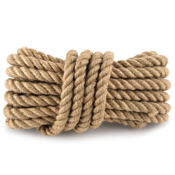 Jute garn snöre - snodd band garn paket sladd hampa rep rep garn garn jute garn trädgård garn ø 20 mm 10m