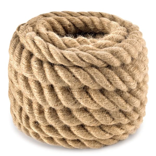 Jute garn snor - snor band garn pakke snor hamp reb reb garn jute garn havegarn ø 30 mm 10 m