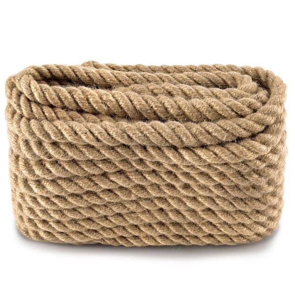 Jute garn snöre - snodd band garn paket sladd hampa rep rep garn garn jute garn trädgård garn ø 20 mm 10 m