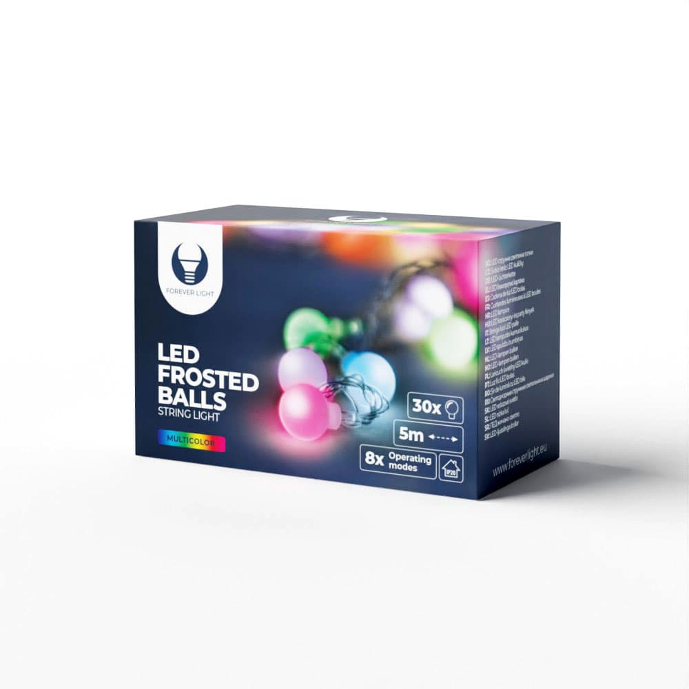 Frostad RGB ljusslinga 5m 30 lampor