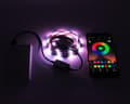 Miniatyrbillede 3 af 5: True RGB LED-list, 16,8 miljoner färger, vattentät, bluetooth, ljudaktivering - 1 meter
