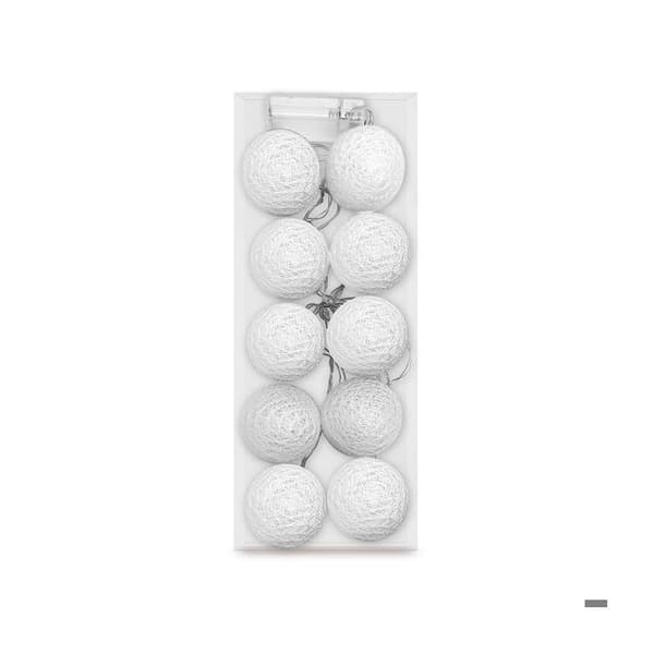 LED-girlang - Ej specificerad - 10 bollar - Diameter 6 cm - Inomhus - AA-batterier