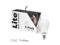 Miniatyrbilde 1 av 5: Lite Bulb Moments A60 RGB 2700-6500K E27 9W Hvid og farve atmosfære 3 pakke